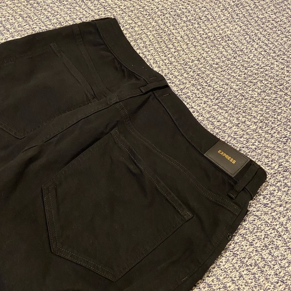 Express NWT Curvy Black Skinny Jeans Petite / Short - Picture 6 of 6